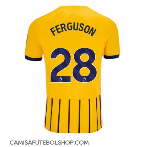 Camisa de time de futebol Brighton Evan Ferguson #28 Replicas 2º Equipamento 2024-25 Manga Curta